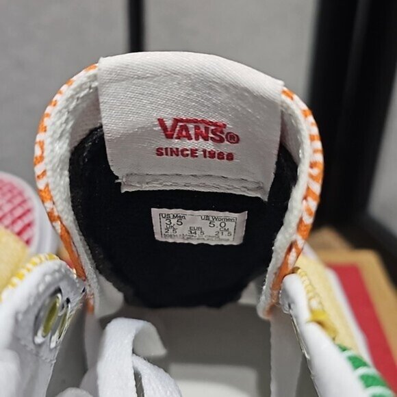 Vans Pride Shoes Mid Sk8 Multicolor Size 5 New - Picture 10 of 11